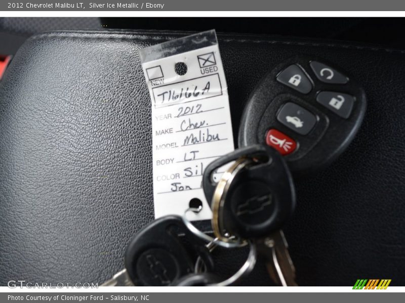 Silver Ice Metallic / Ebony 2012 Chevrolet Malibu LT