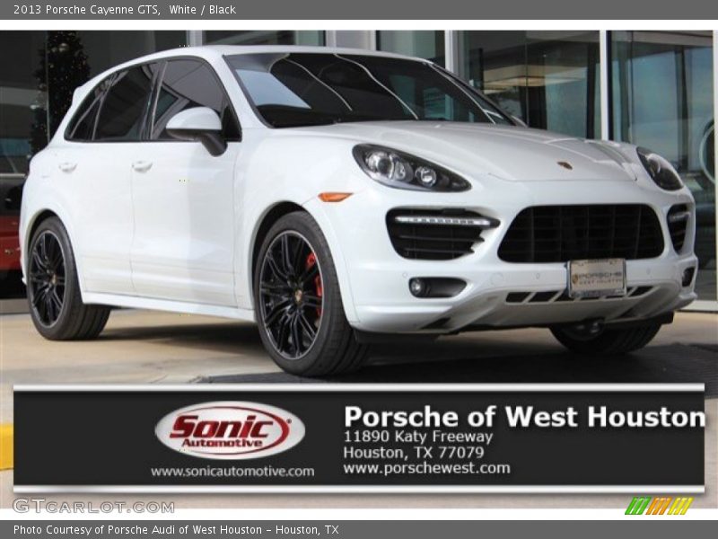 White / Black 2013 Porsche Cayenne GTS