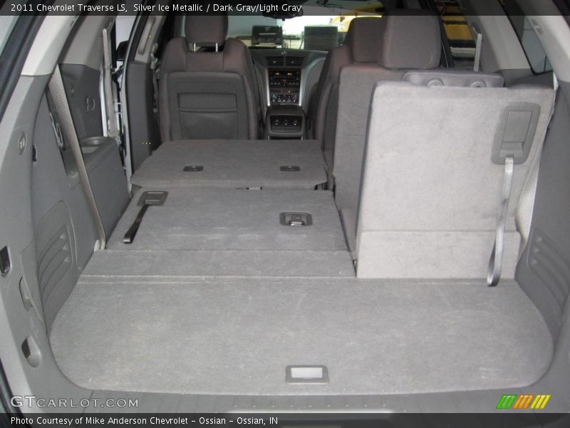 Silver Ice Metallic / Dark Gray/Light Gray 2011 Chevrolet Traverse LS