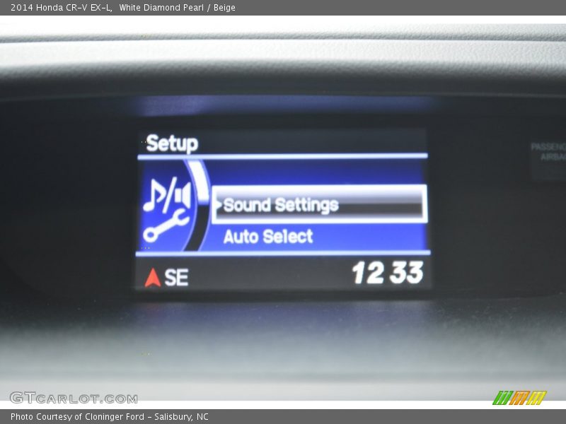 White Diamond Pearl / Beige 2014 Honda CR-V EX-L