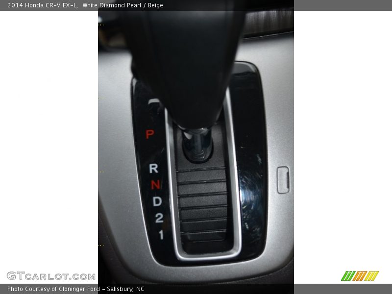 White Diamond Pearl / Beige 2014 Honda CR-V EX-L