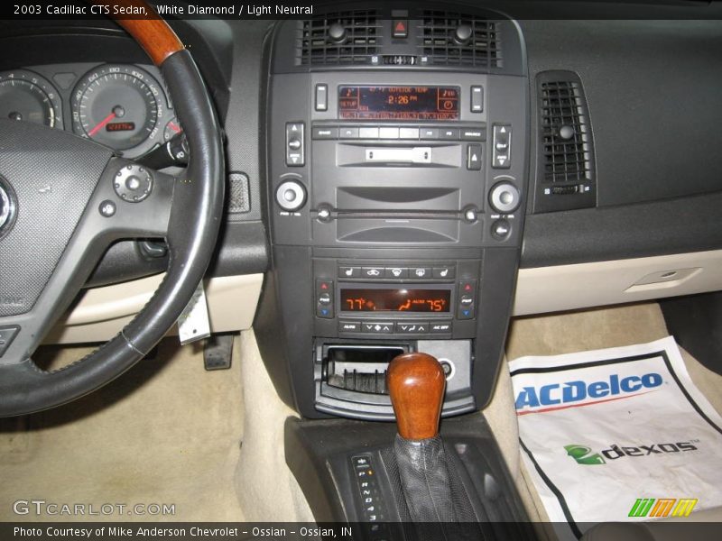 White Diamond / Light Neutral 2003 Cadillac CTS Sedan