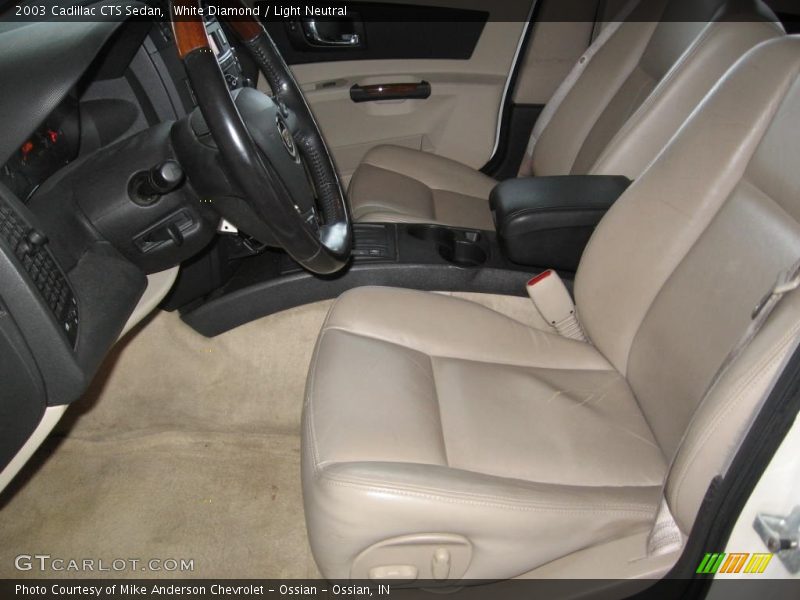 White Diamond / Light Neutral 2003 Cadillac CTS Sedan