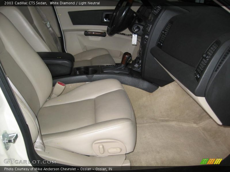 White Diamond / Light Neutral 2003 Cadillac CTS Sedan