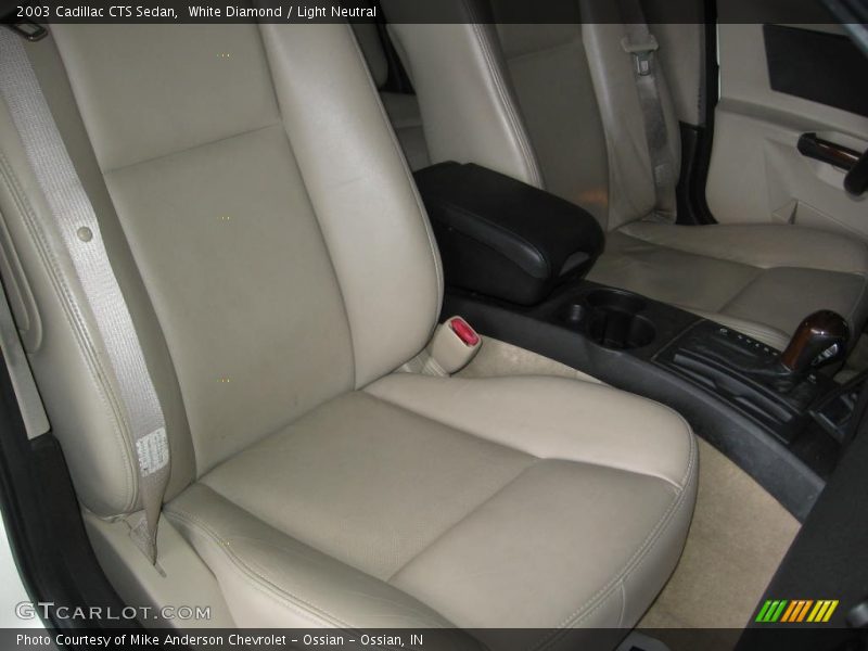 White Diamond / Light Neutral 2003 Cadillac CTS Sedan