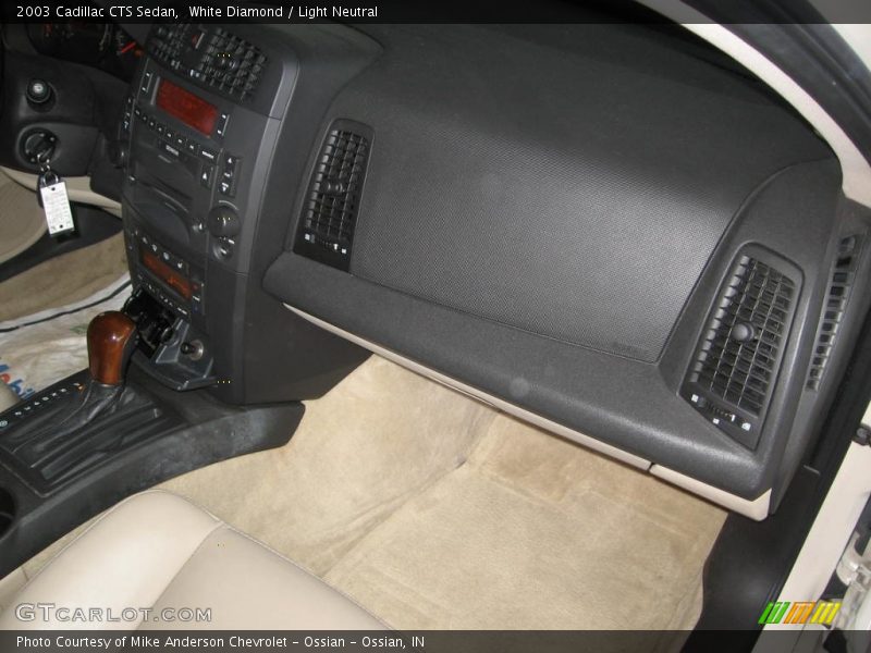 White Diamond / Light Neutral 2003 Cadillac CTS Sedan