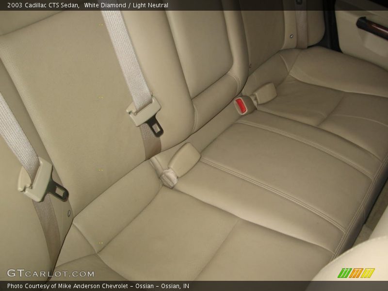 White Diamond / Light Neutral 2003 Cadillac CTS Sedan