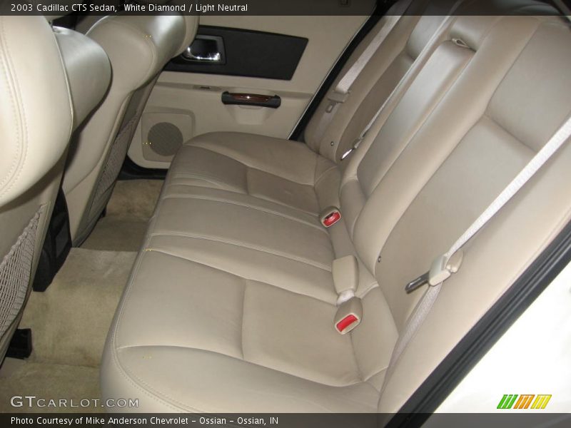 White Diamond / Light Neutral 2003 Cadillac CTS Sedan
