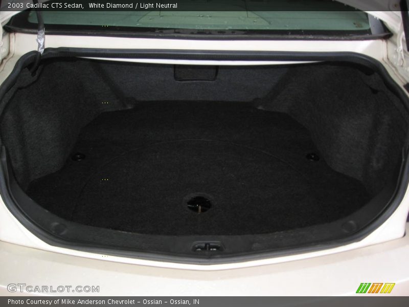 White Diamond / Light Neutral 2003 Cadillac CTS Sedan
