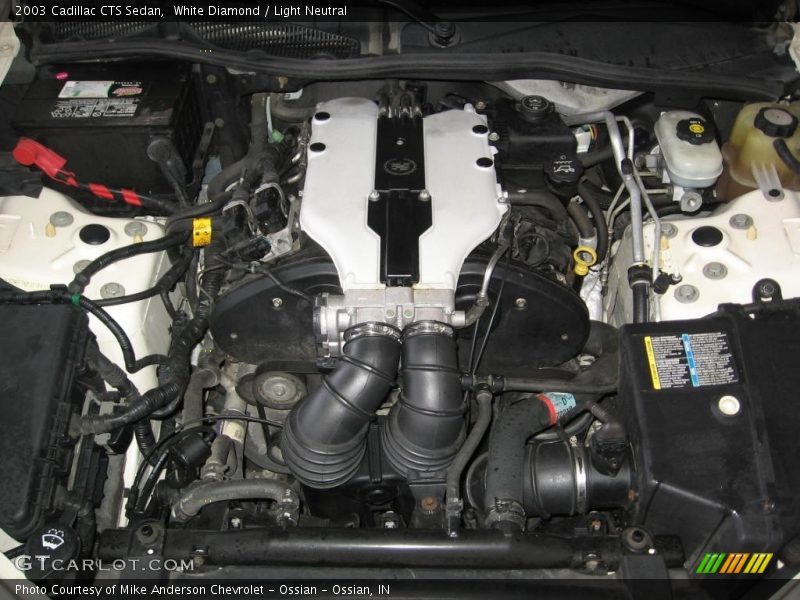 White Diamond / Light Neutral 2003 Cadillac CTS Sedan