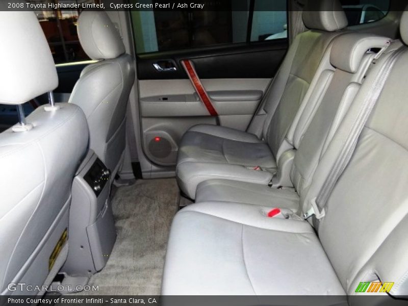 Cypress Green Pearl / Ash Gray 2008 Toyota Highlander Limited