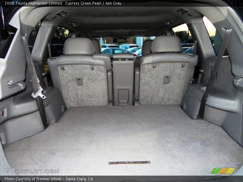 Cypress Green Pearl / Ash Gray 2008 Toyota Highlander Limited