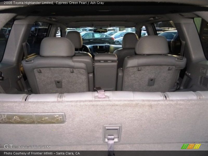Cypress Green Pearl / Ash Gray 2008 Toyota Highlander Limited