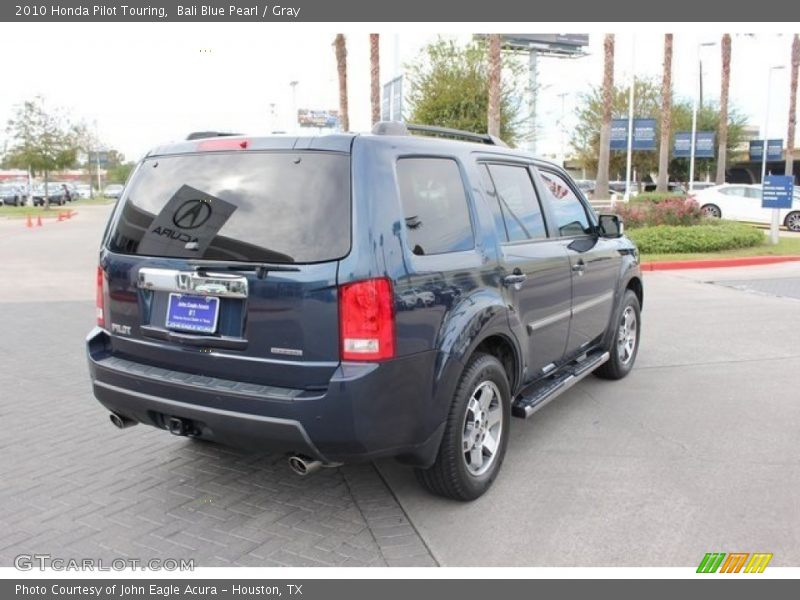 Bali Blue Pearl / Gray 2010 Honda Pilot Touring