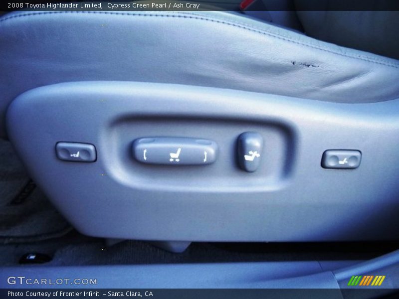 Cypress Green Pearl / Ash Gray 2008 Toyota Highlander Limited