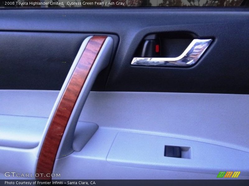 Cypress Green Pearl / Ash Gray 2008 Toyota Highlander Limited