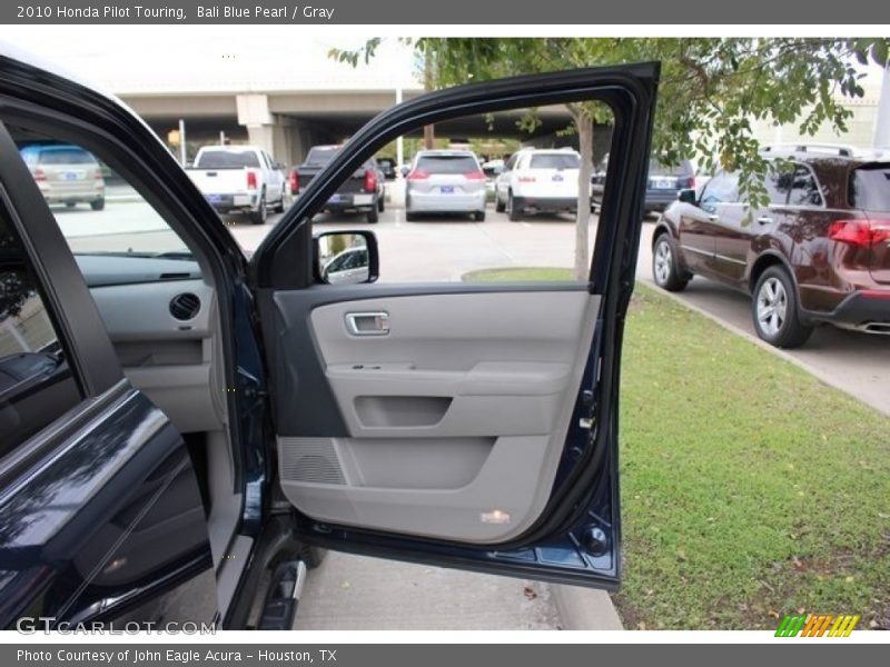 Bali Blue Pearl / Gray 2010 Honda Pilot Touring