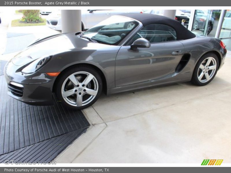 Agate Grey Metallic / Black 2015 Porsche Boxster