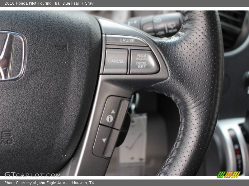 Bali Blue Pearl / Gray 2010 Honda Pilot Touring