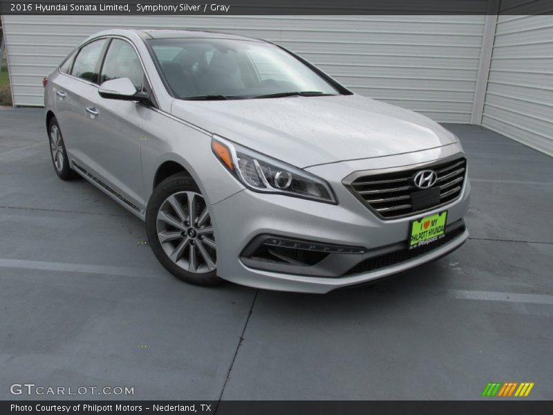 Symphony Silver / Gray 2016 Hyundai Sonata Limited