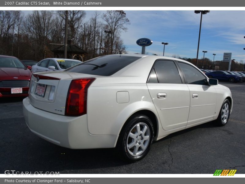 White Diamond / Cashmere 2007 Cadillac CTS Sedan