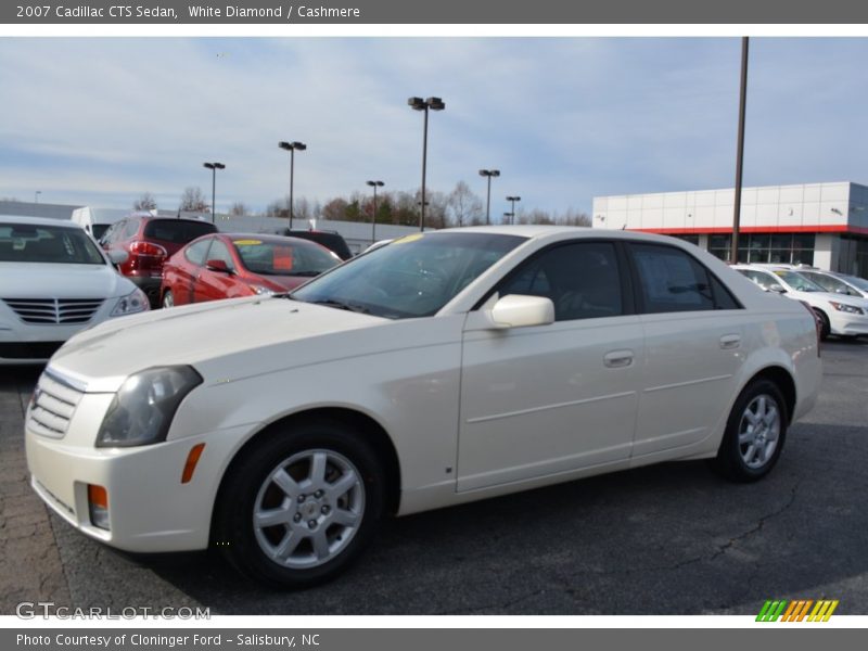 White Diamond / Cashmere 2007 Cadillac CTS Sedan