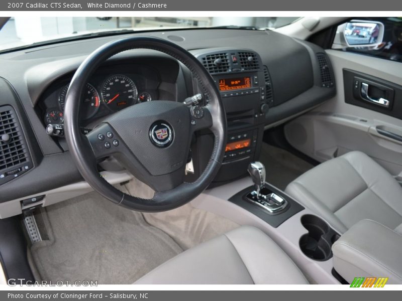 White Diamond / Cashmere 2007 Cadillac CTS Sedan