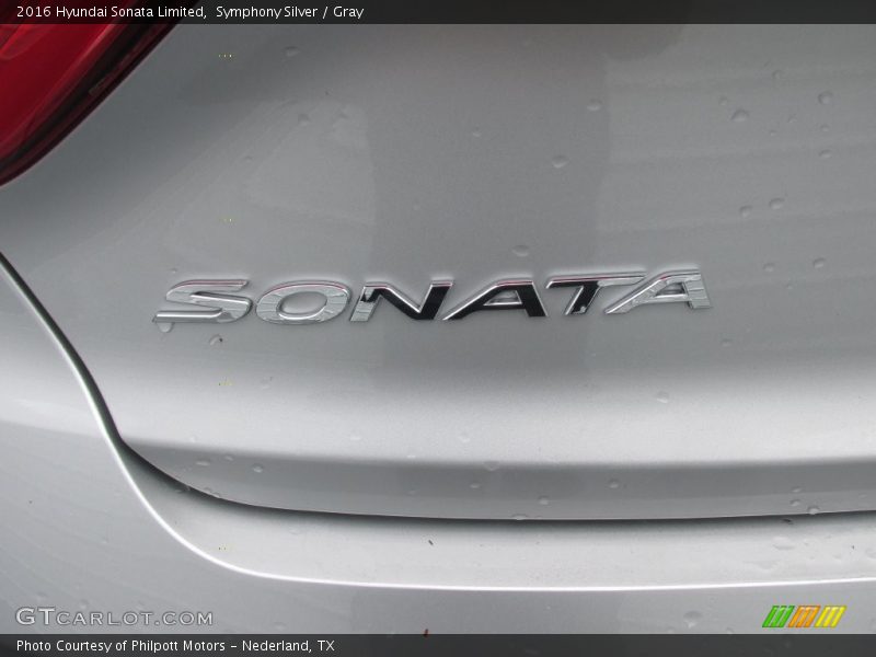 Symphony Silver / Gray 2016 Hyundai Sonata Limited