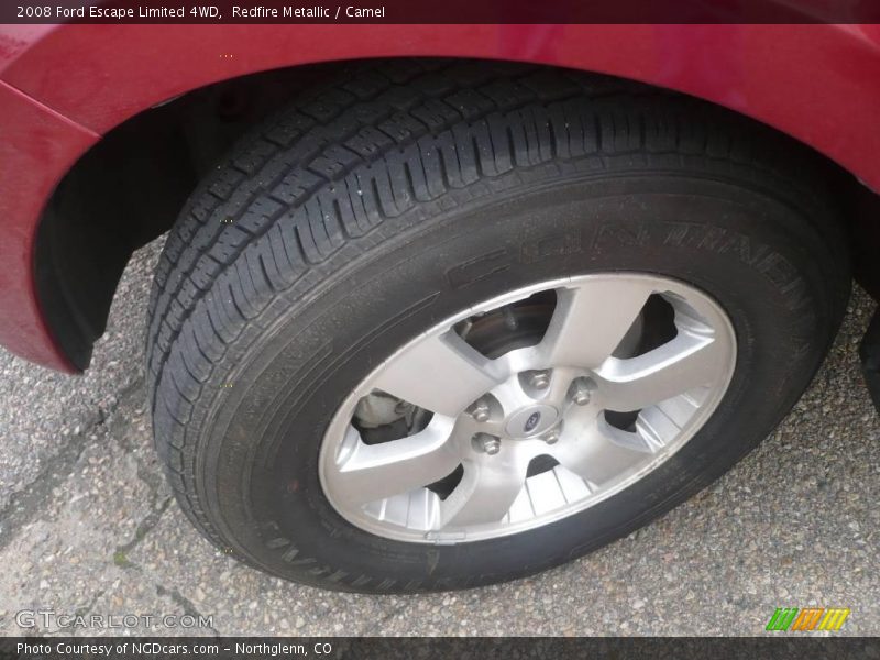 Redfire Metallic / Camel 2008 Ford Escape Limited 4WD