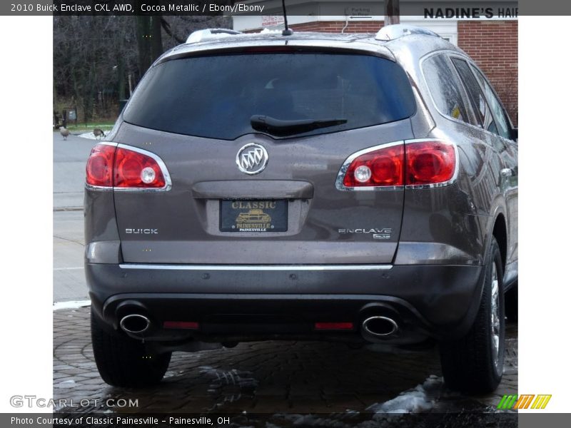 Cocoa Metallic / Ebony/Ebony 2010 Buick Enclave CXL AWD