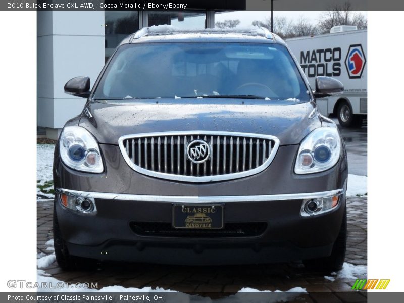 Cocoa Metallic / Ebony/Ebony 2010 Buick Enclave CXL AWD