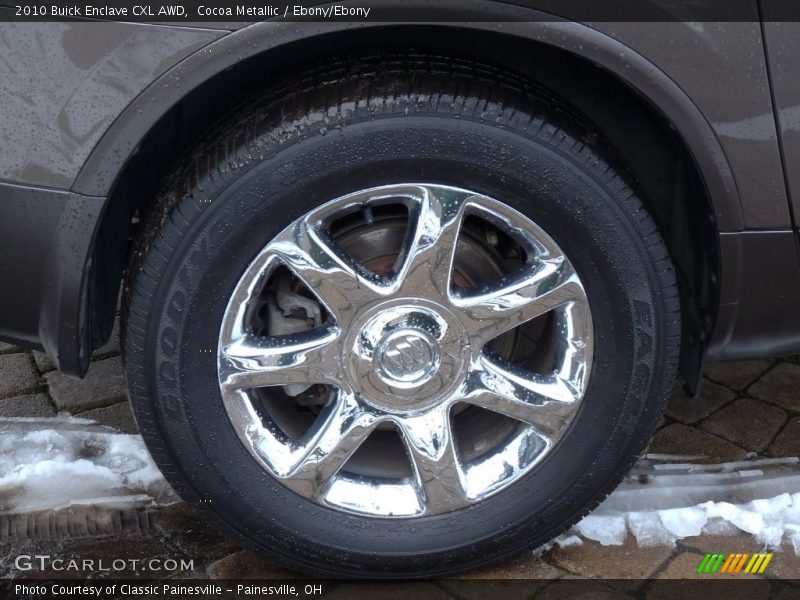 Cocoa Metallic / Ebony/Ebony 2010 Buick Enclave CXL AWD