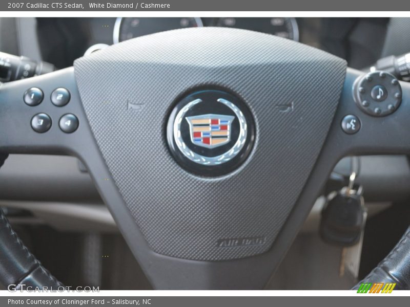 White Diamond / Cashmere 2007 Cadillac CTS Sedan