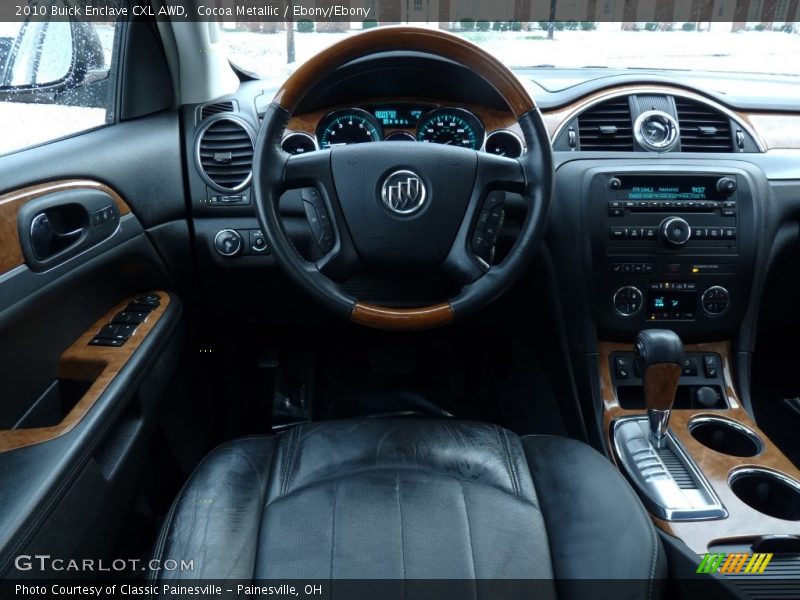 Cocoa Metallic / Ebony/Ebony 2010 Buick Enclave CXL AWD