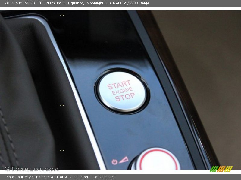 Moonlight Blue Metallic / Atlas Beige 2016 Audi A6 3.0 TFSI Premium Plus quattro
