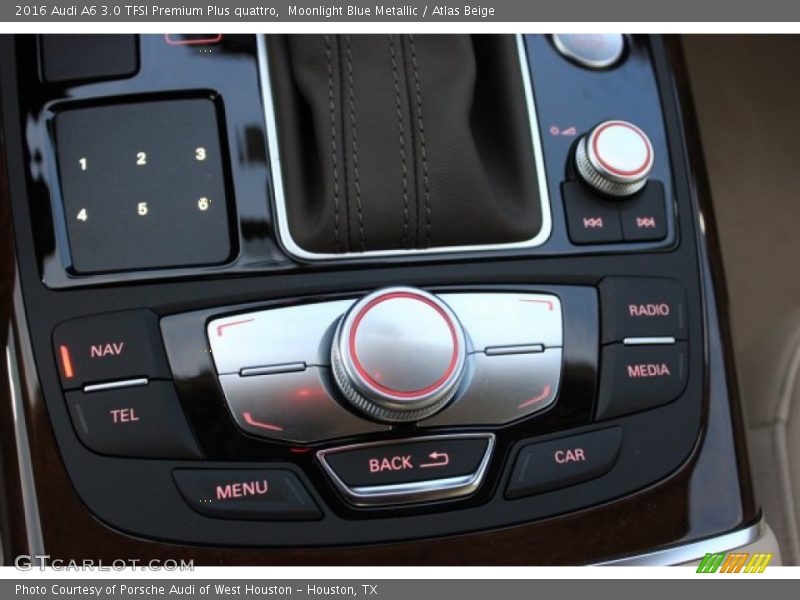 Moonlight Blue Metallic / Atlas Beige 2016 Audi A6 3.0 TFSI Premium Plus quattro
