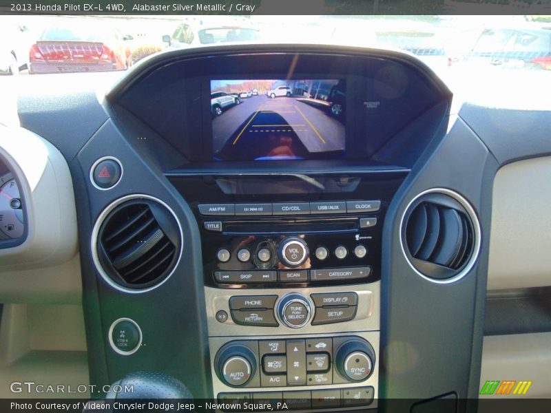 Alabaster Silver Metallic / Gray 2013 Honda Pilot EX-L 4WD