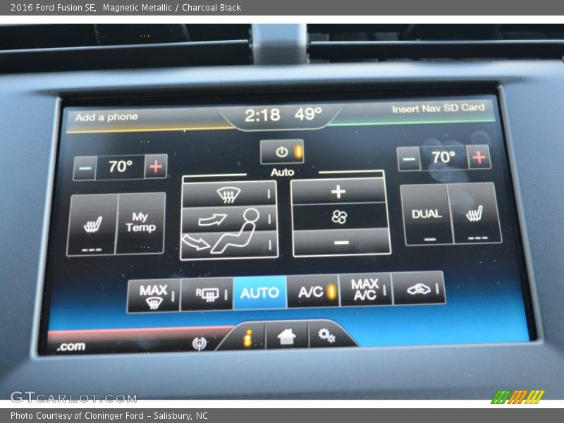 Magnetic Metallic / Charcoal Black 2016 Ford Fusion SE