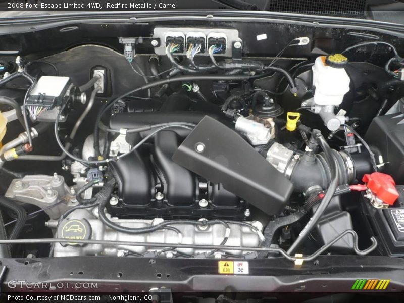 Redfire Metallic / Camel 2008 Ford Escape Limited 4WD