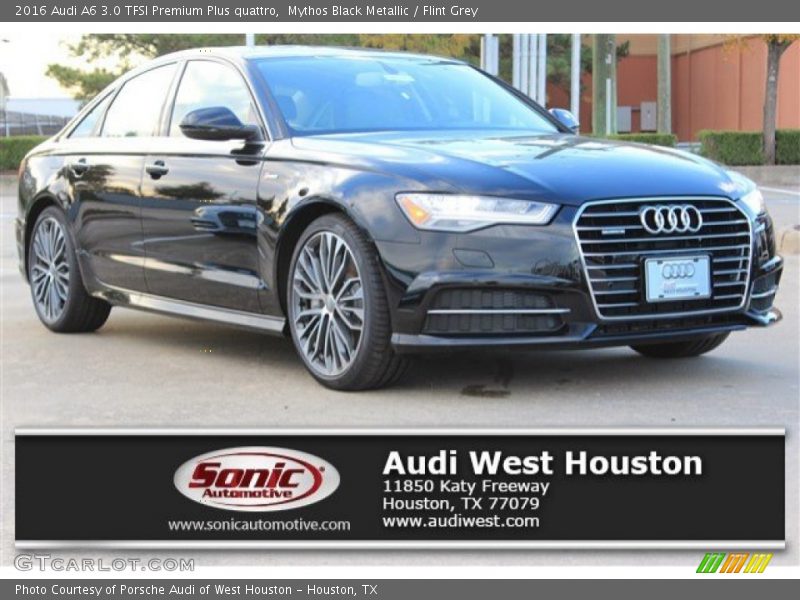 Mythos Black Metallic / Flint Grey 2016 Audi A6 3.0 TFSI Premium Plus quattro