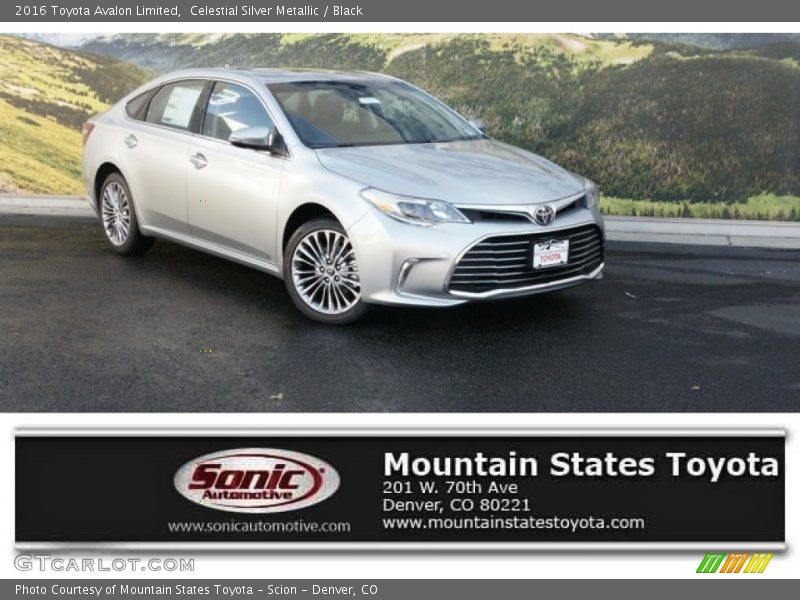 Celestial Silver Metallic / Black 2016 Toyota Avalon Limited