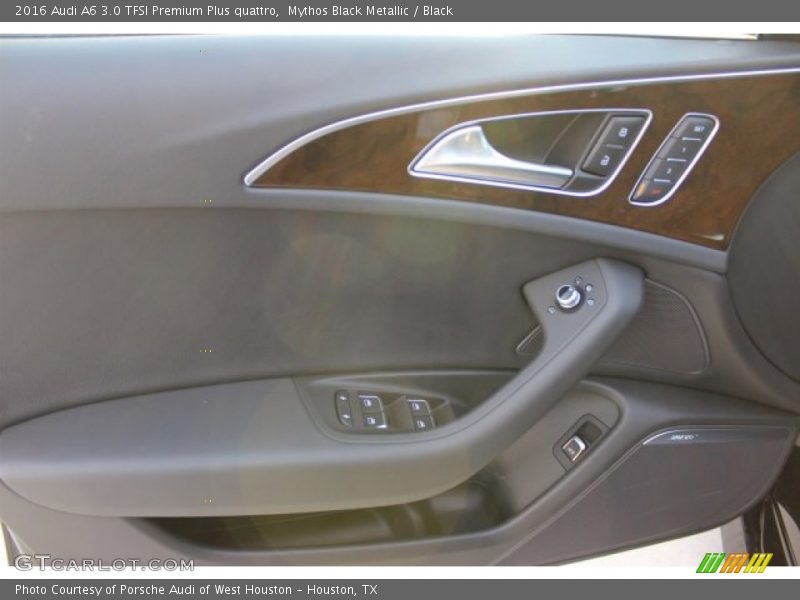 Mythos Black Metallic / Black 2016 Audi A6 3.0 TFSI Premium Plus quattro