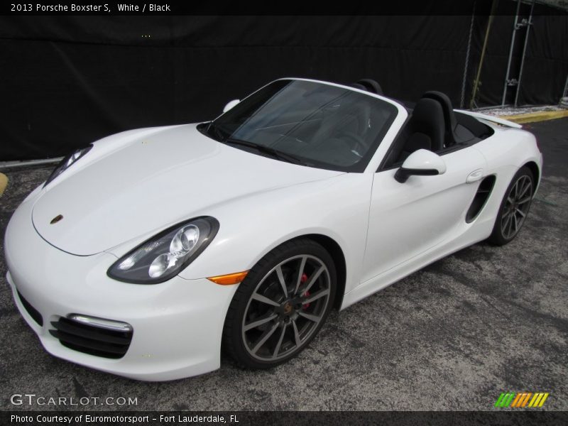 White / Black 2013 Porsche Boxster S