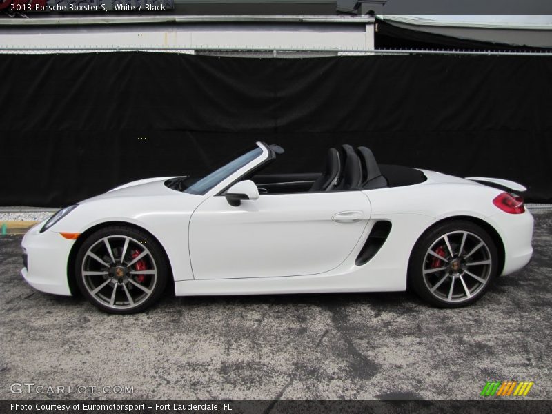White / Black 2013 Porsche Boxster S
