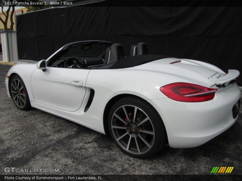 White / Black 2013 Porsche Boxster S