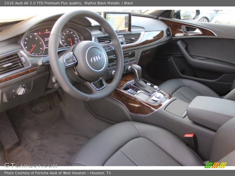 Mythos Black Metallic / Black 2016 Audi A6 3.0 TFSI Premium Plus quattro