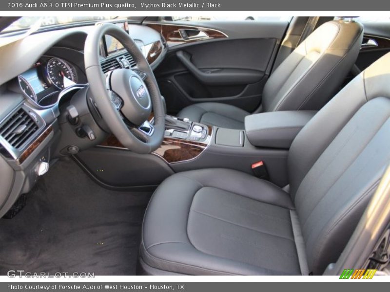 Mythos Black Metallic / Black 2016 Audi A6 3.0 TFSI Premium Plus quattro