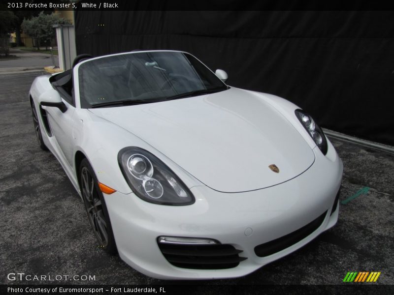 White / Black 2013 Porsche Boxster S