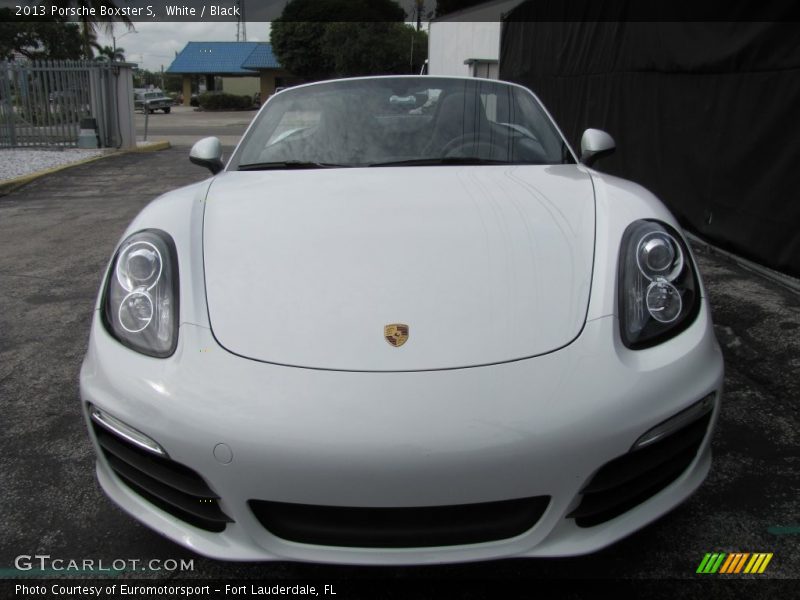 White / Black 2013 Porsche Boxster S