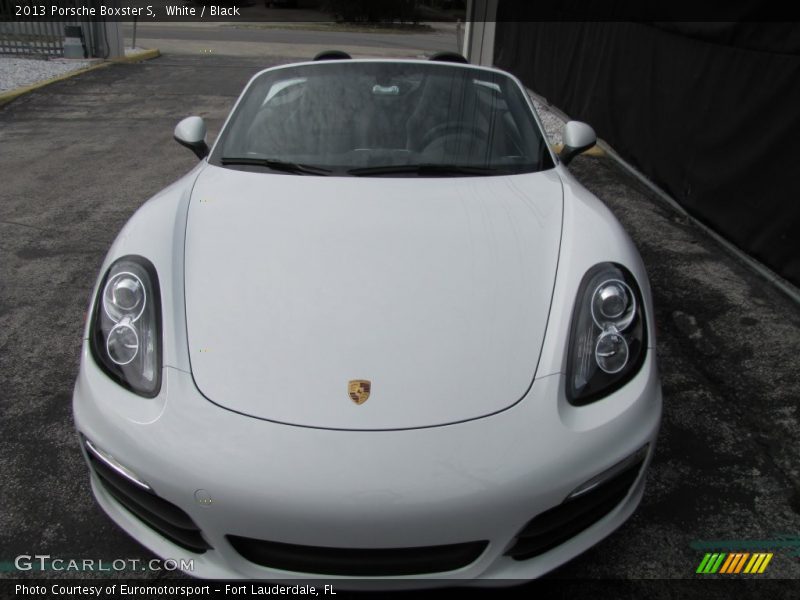 White / Black 2013 Porsche Boxster S